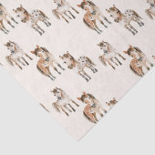 Papier Mousseline Chevaux bébés mignons (Détail)