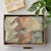Papier Mousseline Chevaux de course par Maynard Dixon (Cadeau)