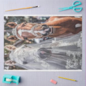 Papier Mousseline Chevaux de mariée et de chambre Se marier (Artisanat)