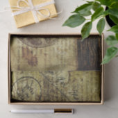 Papier Mousseline Chevaux Découpage Ephémère Vintage (Cadeau)