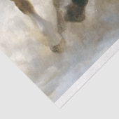 Papier Mousseline Chevaux d'hiver couchant côte à côte Découpage (Détail)