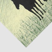 Papier Mousseline Chevaux en campagne (Détail)