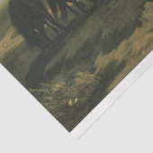 Papier Mousseline Chevaux en orage pluviale (équine) (Détail)