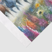 Papier Mousseline Chevaux sauvages de nuit (Détail)