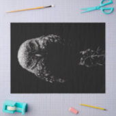 Papier Mousseline 'Chevêche des terriers' (Artisanat)