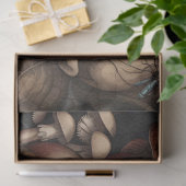 Papier Mousseline Chevêches gothiques foncés d'Halloween découpage t (Cadeau)