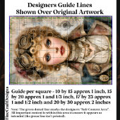 Papier Mousseline Cheveux bouclés Steampunk Femme Collage DM1L Decou