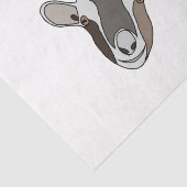 Papier Mousseline Chèvre animal drôle chèvre (Détail)