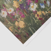 Papier Mousseline Chèvre Cute Entourée De Découpage Fleur sauvage (Détail)