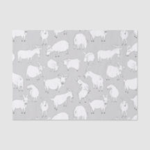 Chèvres jouant - gris