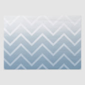 Papier Mousseline Chevron blanc ciel bleu (Recto)