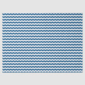 Papier Mousseline Chevron Bleu Et Blanc (Recto)