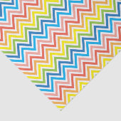 Papier Mousseline Chevron de couleur vive (Détail)