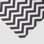 Papier Mousseline Chevron noir et blanc épais Mariage réveillon du N (Détail)