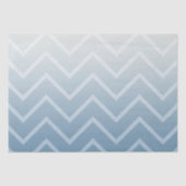 Papier Mousseline Chevron Ombre gris bleu blanc (Recto)