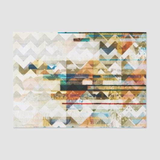 Papier Mousseline Chevron urbain II (Recto)