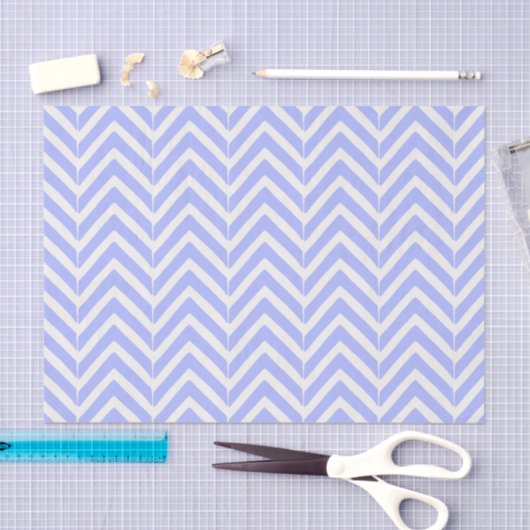 Papier Mousseline Chevron Zig Zag Motif (Artisanat)