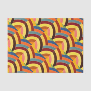 Papier Mousseline chevrons chics contemporains