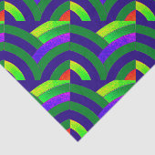 Papier Mousseline chevrons chics contemporains (Détail)