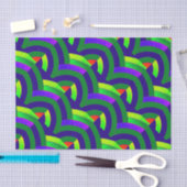 Papier Mousseline chevrons chics contemporains (Artisanat)