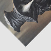 Papier Mousseline Chibi Plague Doctor Monster Decoupage Paper (Détail)