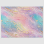 Papier Mousseline Chic Abstract Pastel Glitter Color Pattern (Recto)