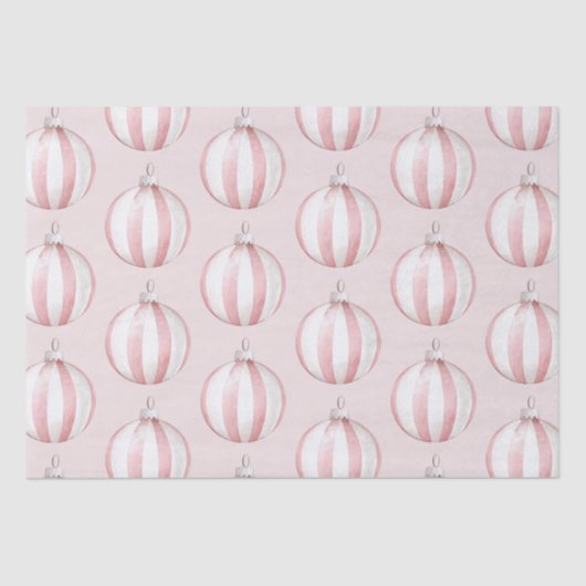 Papier Mousseline Chic Boho Blush Pink Ornamy (Recto)