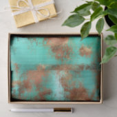 Papier Mousseline Chic Boho en cuivre Turquoise (Cadeau)