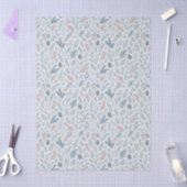 Papier Mousseline Chic Botanique Holly Berry Motif Floral (Artisanat)