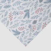 Papier Mousseline Chic Botanique Holly Berry Motif Floral (Détail)
