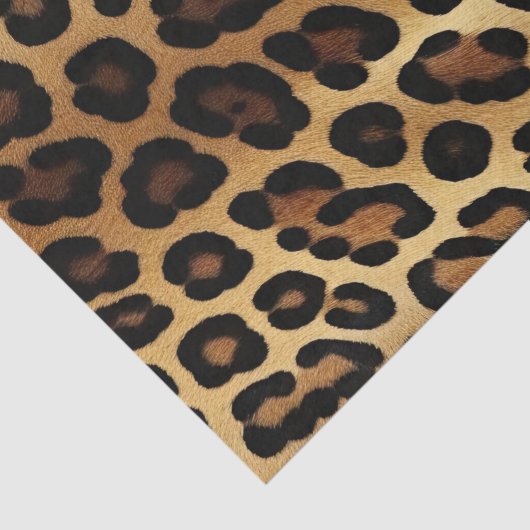 Papier Mousseline Chic Brown léopard d'or (Détail)