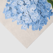 Papier Mousseline Chic Chic Pastel Sky Fleurs Bleues (Détail)