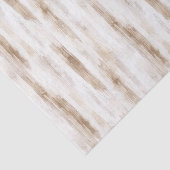 Papier Mousseline Chic Crème Blanc Brun Rayures Anniversaire (Détail)