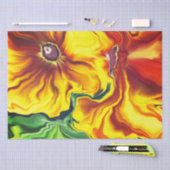 Papier Mousseline Chic Découpage Abstrait Floral Shabby (Artisanat)