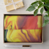 Papier Mousseline Chic Découpage Abstrait Floral Shabby (Cadeau)