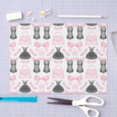 Papier Mousseline Chic élégant Fille talons hauts Motif de mode (Artisanat)