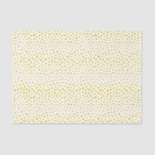 Papier Mousseline Chic faux or parties scintillant cheetah imprimé m (Recto)