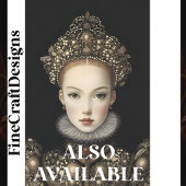 Papier Mousseline Chic Fiction Reine Princesse Femme BG6 Découpage