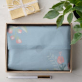 Papier Mousseline Chic Floral (Cadeau)