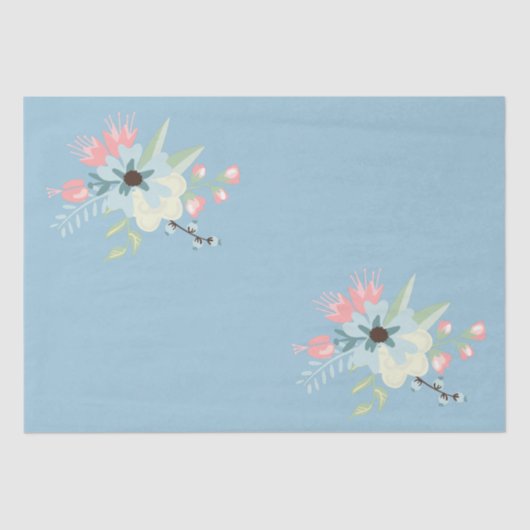 Papier Mousseline Chic Floral (Recto)