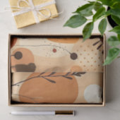 Papier Mousseline Chic Floral Chaud Mandala Rustique Automne (Cadeau)