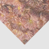 Papier Mousseline Chic floral Pastel Chrysanthemum Découpage (Détail)