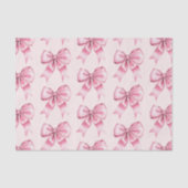 Papier Mousseline Chic Girl Rose Bows Anniversaire (Recto)