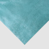 Papier Mousseline Chic Glam Turquoise Aqua Blue (Détail)