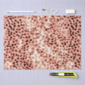Papier Mousseline Chic Joli Rose Gold Leopard (Artisanat)