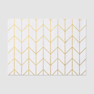 Papier Mousseline Chic moderne d'arrière - plan blanc de Chevron