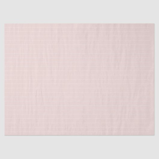 Papier Mousseline Chic rose pâle blanc fin rayures mignonette girly (Recto)