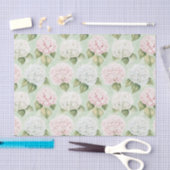 Papier Mousseline Chic rose romantique Bleu Blanc Floral Mariage (Artisanat)