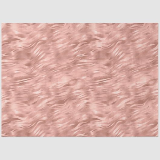 Papier Mousseline Chic rose zèbre rayures (Recto)