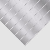 Papier Mousseline Chic Ruban Argenté Baby Shower (Détail)